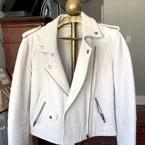 White Leather Jacket